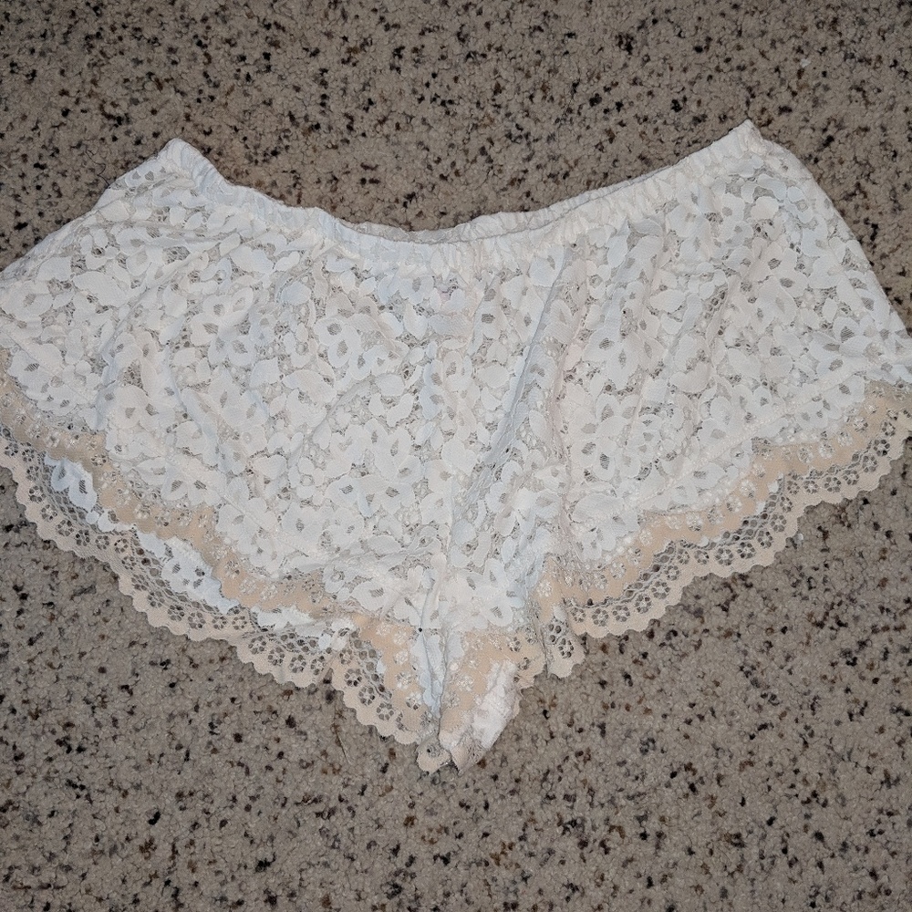 Victorias secret lace shorts
